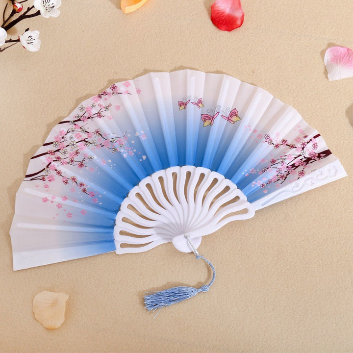 Ladies' artistically designed hand fan Bowlift