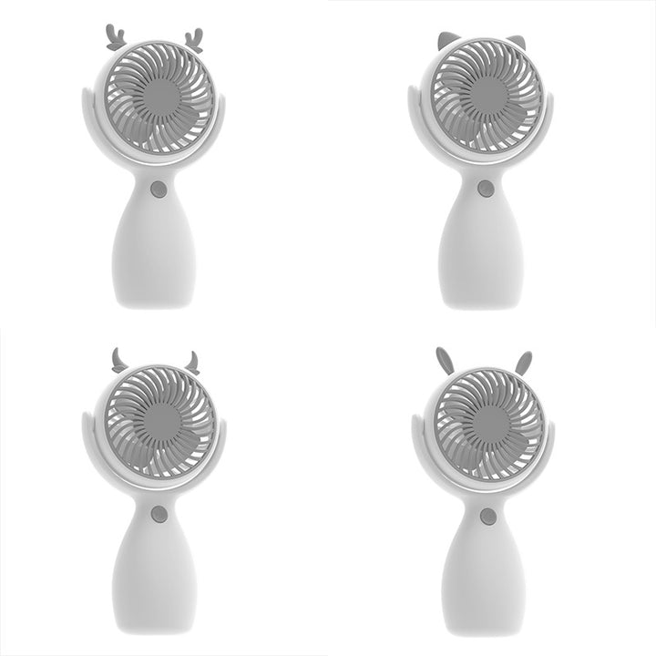 Women's portable mini hand fan with animal design Bowlift