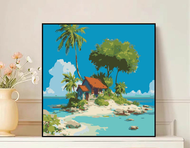 Scenic Mountain Landscape Canvas Art Bowlift