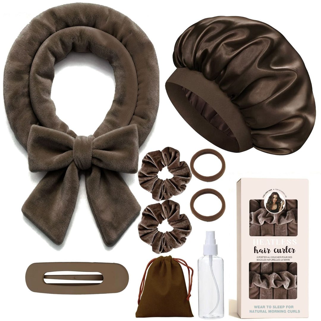 Heatless Satin Hair Curling Set