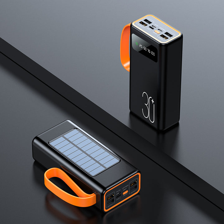 Solar Power Bank with Fast Charging Function and Integrated USB Ports Bowlift