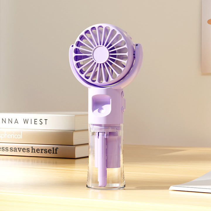Ladies portable mini fan with water spray Bowlift