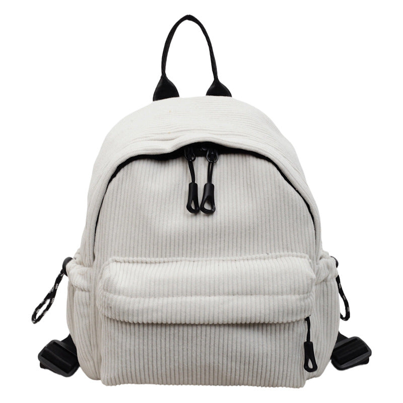 Cord-Backpack with Practical Front Pocket Bowlift
