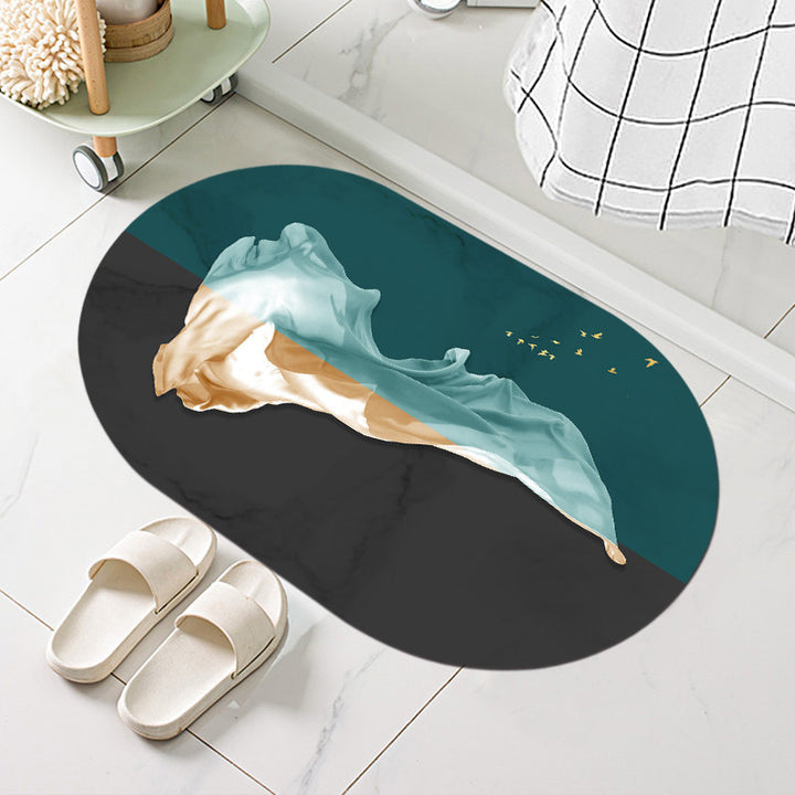 Soft Memory Foam Decorative Bath Runner