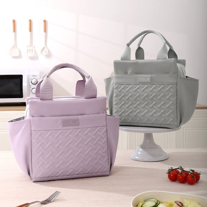 Stylish Woven Handbag Bowlift
