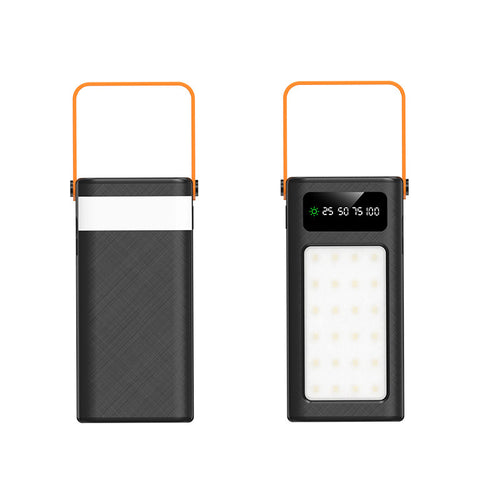Portable LED power bank with integrated display and carrying handle Bowlift