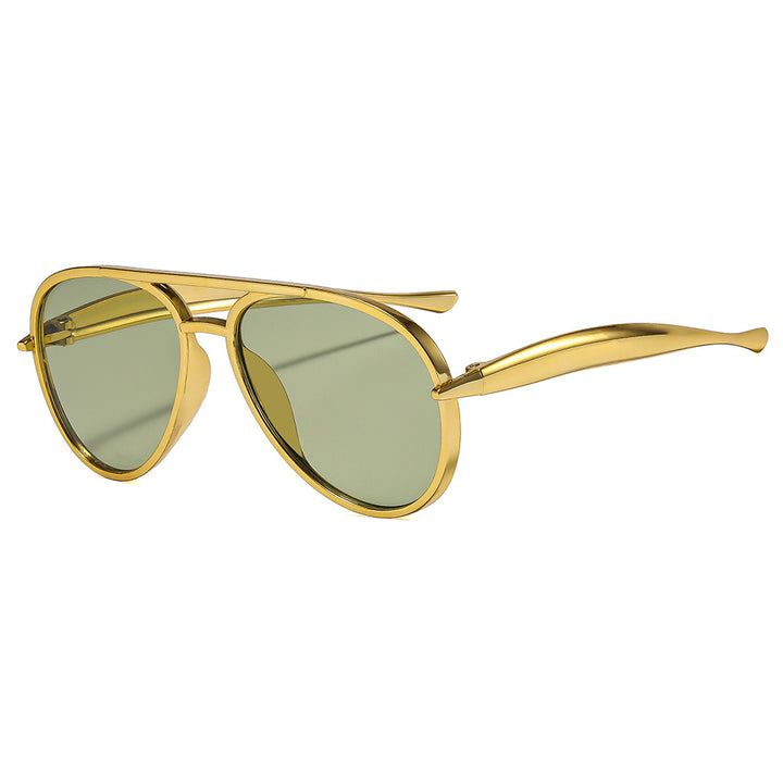 Men's Premium Metal Frame Aviator Sunglasses Bowlift