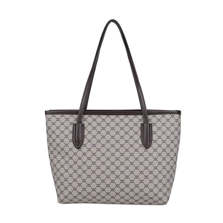 Elegant Geometric Pattern Tote Bag Bowlift