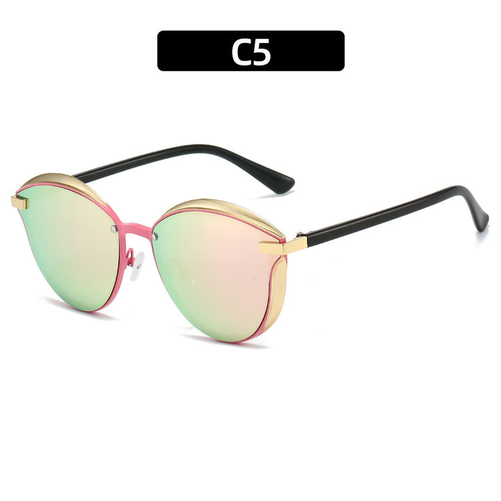 Women's sunglasses with luxurious metal frame and harmonious contour Bowlift