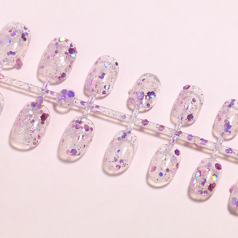 Glitter-Infused Press-On Nail Tips Bowlift