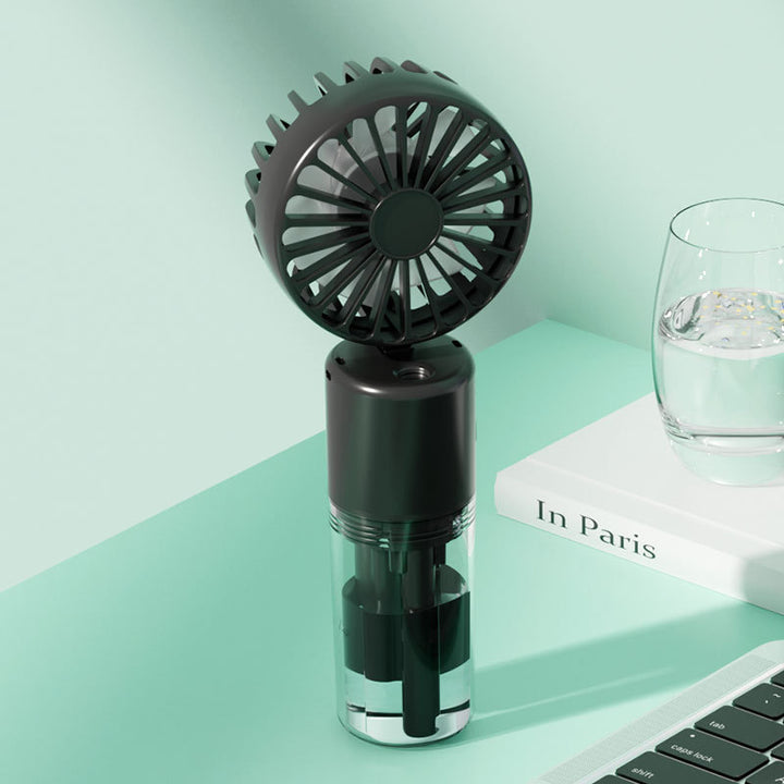 Ladies portable mini fan with water spray Bowlift