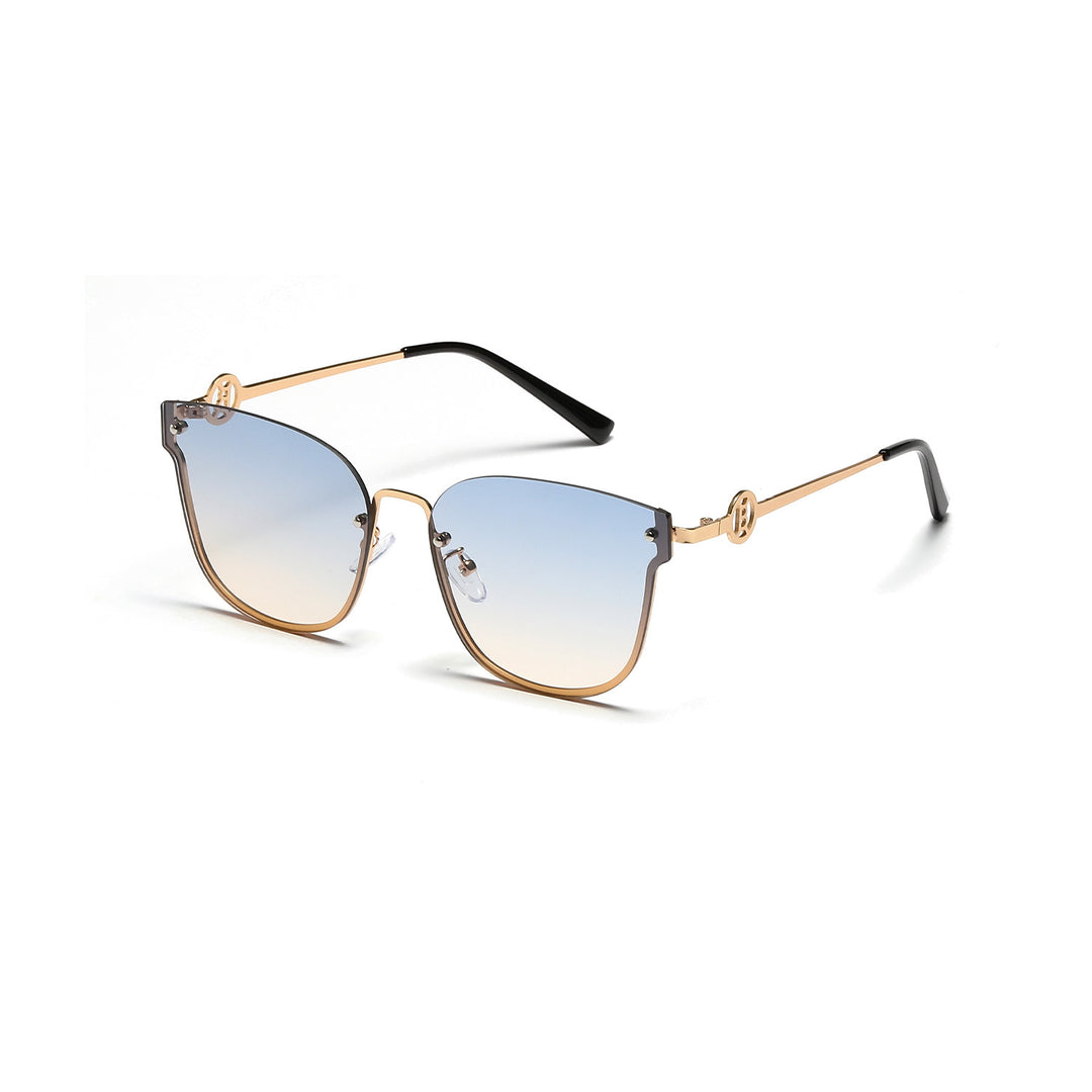 Women's fashionable oversized sunglasses with unique gradient Bowlift