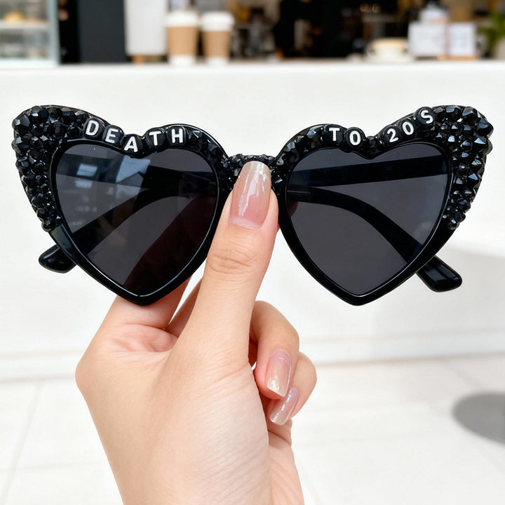 Statement Heart-Frame Sunglasses Bowlift