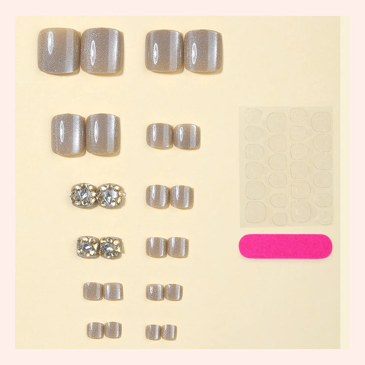Premium Decorative Press-On Nail Art Kit Bowlift