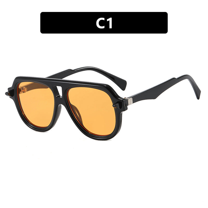 Women's rectangular sunglasses with modern frame and polarized lenses Bowlift