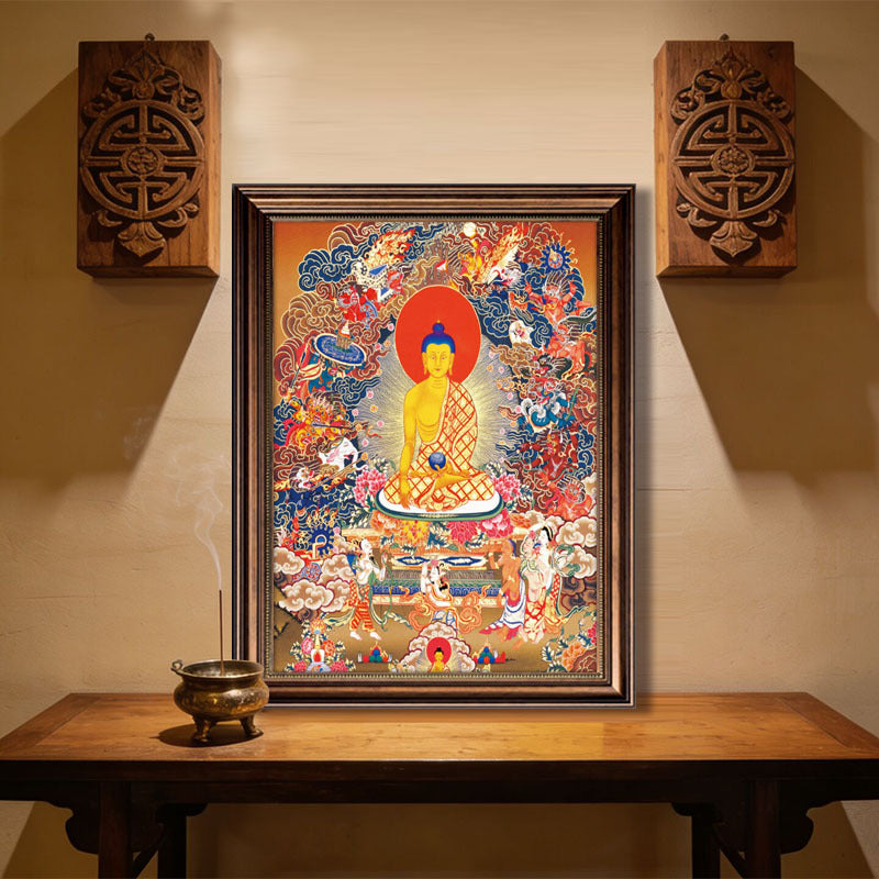 Intricate Religious Canvas Artwork