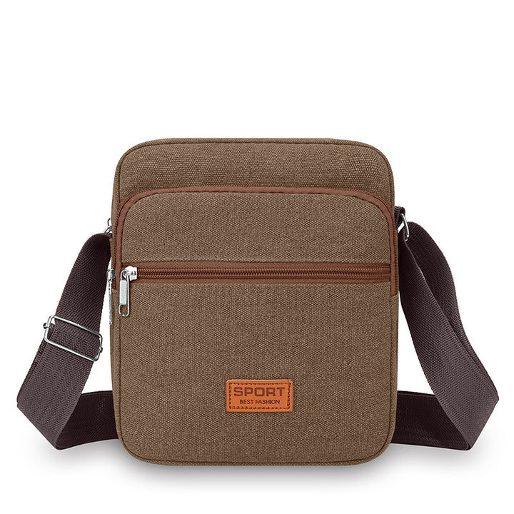 Versatile Canvas Crossbody Bag Bowlift