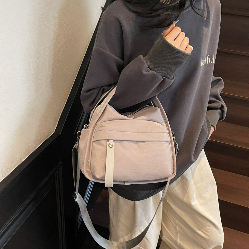 Versatile Multi-Pocket Satchel Bag Bowlift
