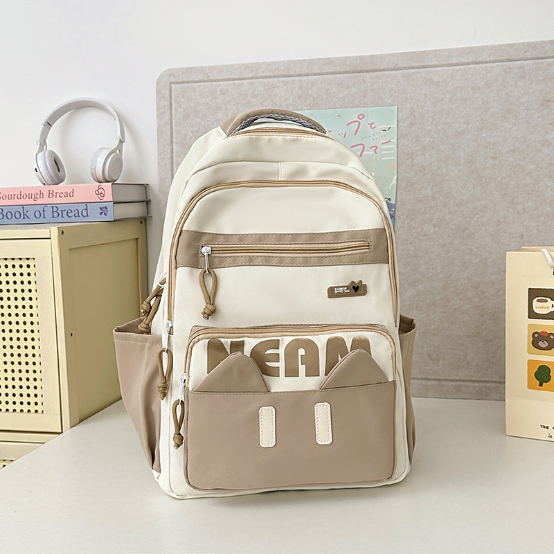 Cute Cat-Themed Backpack