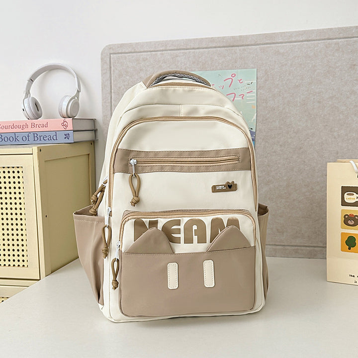 Cute Cat-Themed Backpack