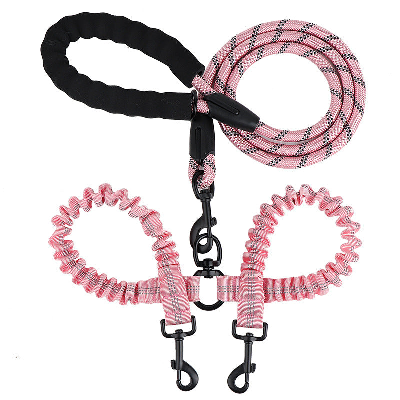 Bungee Training Dog Leash with Dual Handle