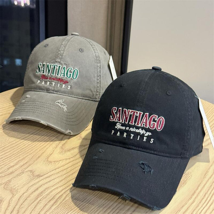 Men's Casual Distressed Baseball Cap Bowlift 1784270914