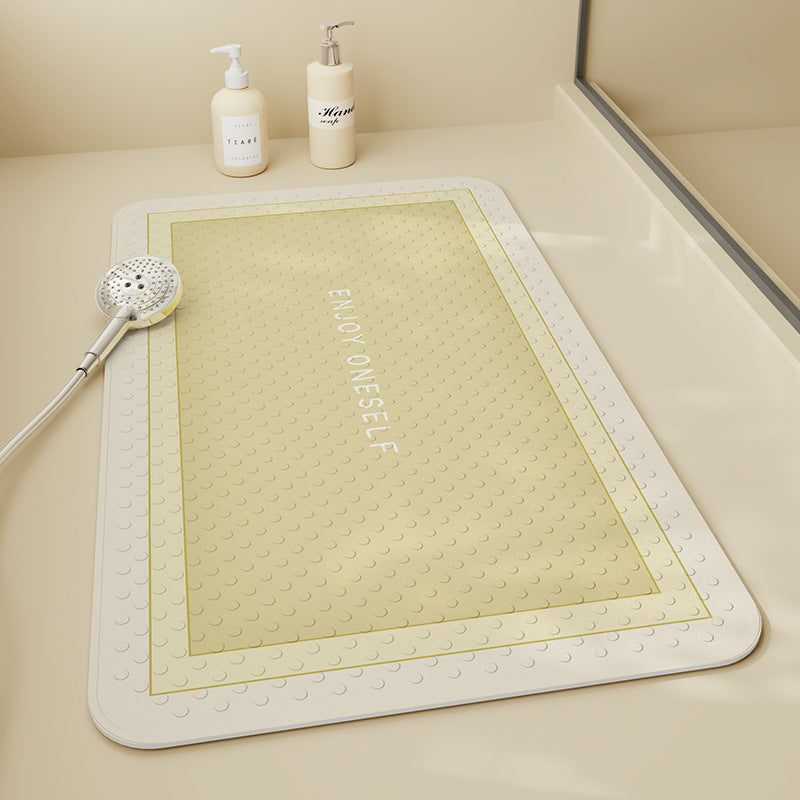 Floral Pattern Bath Mat Bowlift