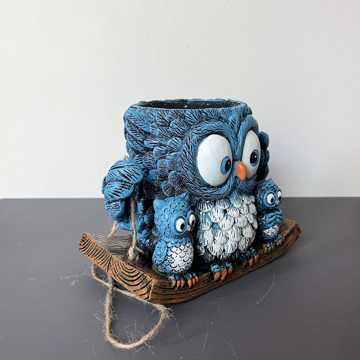 Owl-shaped decorative flower pot Bowlift