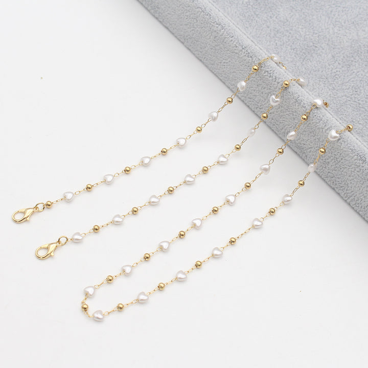 Pearl-Accented Eyewear Chain Bowlift