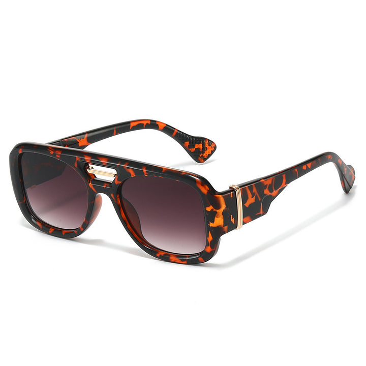 Contemporary Oversized Rectangle Sunglasses Bowlift