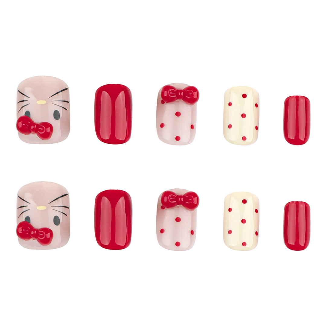 Artistic Nail Art with Cute Bow Motifs Bowlift