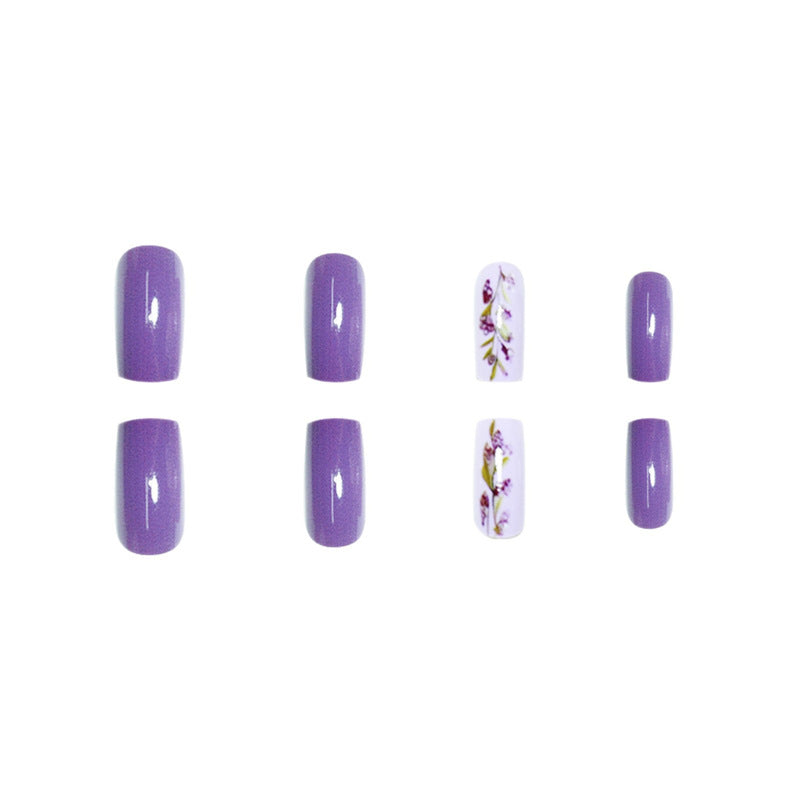 Elegant Floral Design Nail Wraps Bowlift