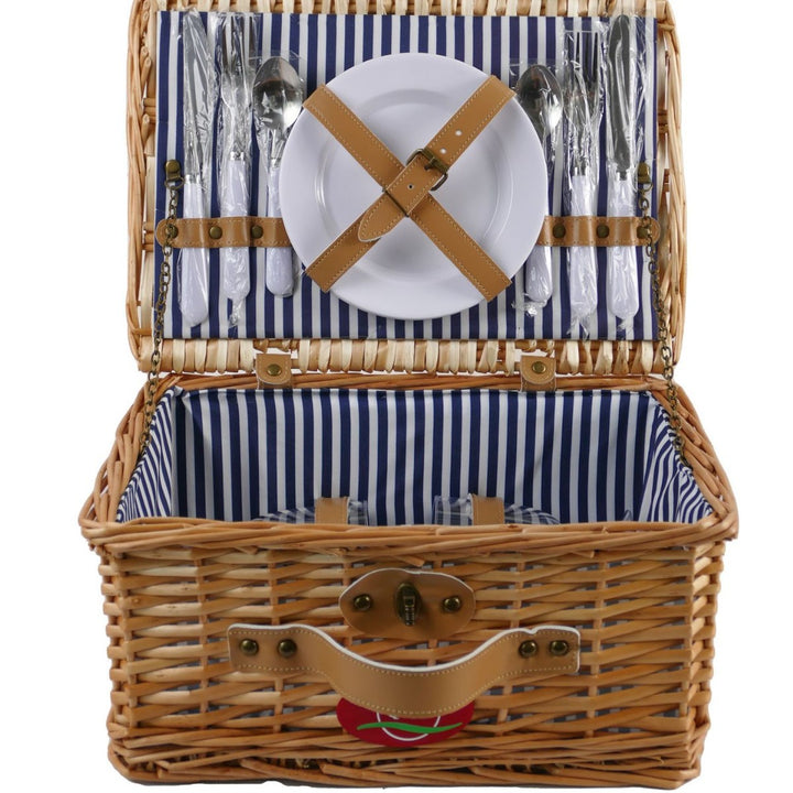 Women’s picnic basket with integrated dish set Bowlift
