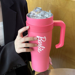 Women Practical Insulated Drinking Bottle with Integrated Carry Handle Bowlift