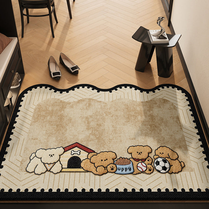 Decorative Cartoon-Themed Welcome Mat