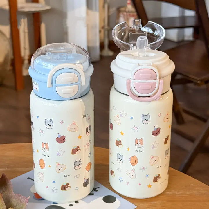 Ladies funny drinking bottle with secure closure system Bowlift