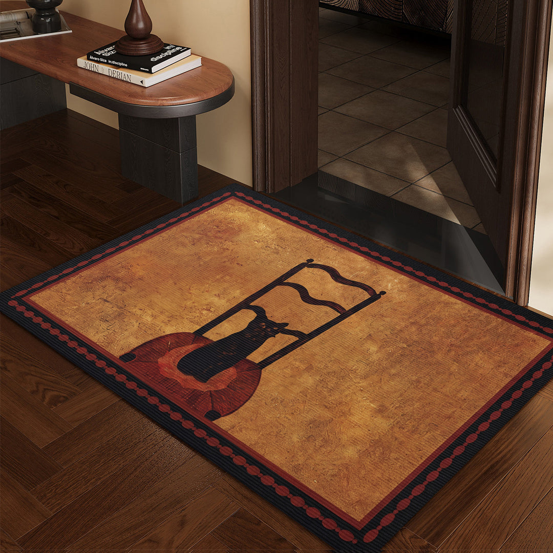 Heart Pattern Decorative Bath Mat Bowlift