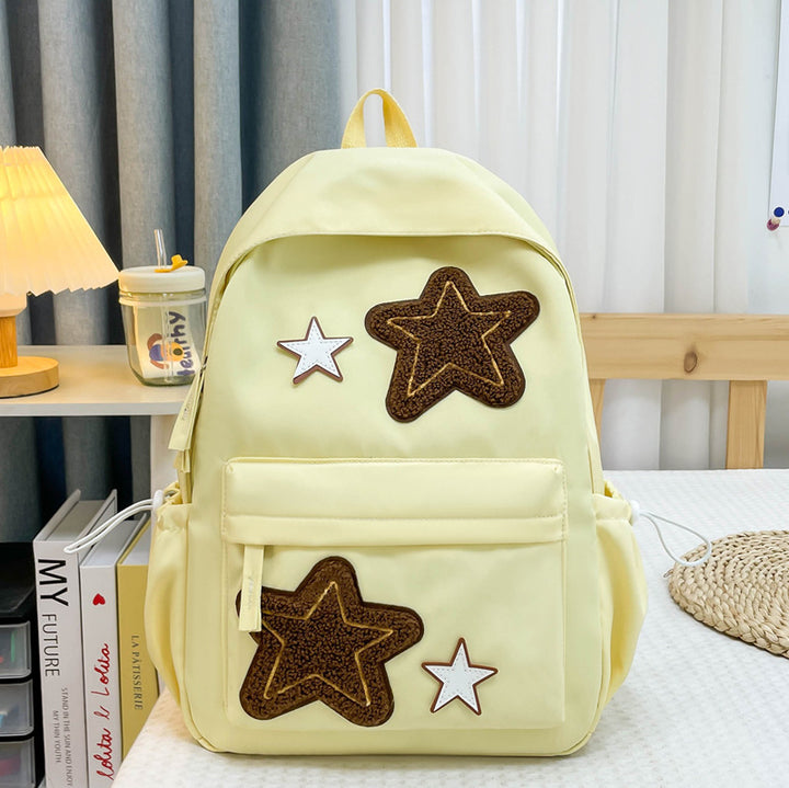 Casual Star Patterned Backpack