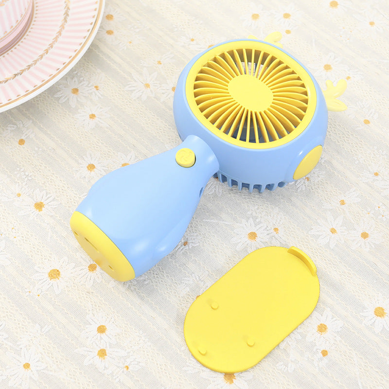 Ladies Portable Mini Fan with Animal Design Bowlift