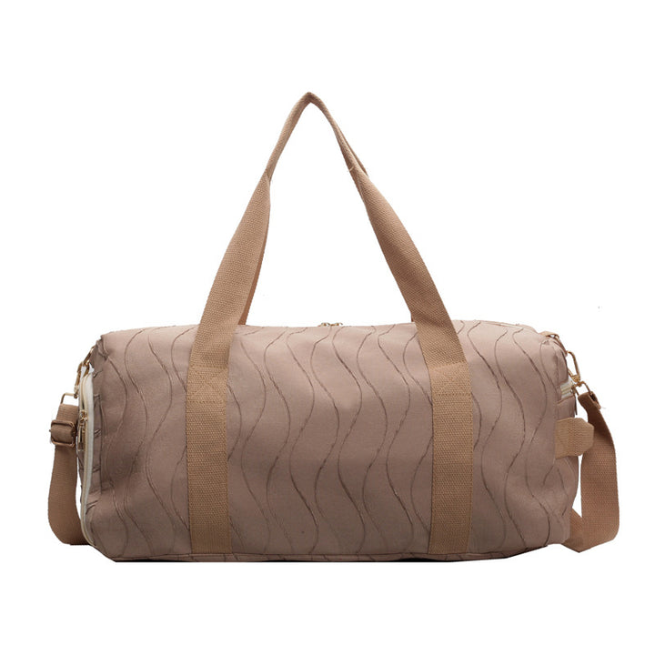 Sporty travel bag with stylish wave pattern Bowlift
