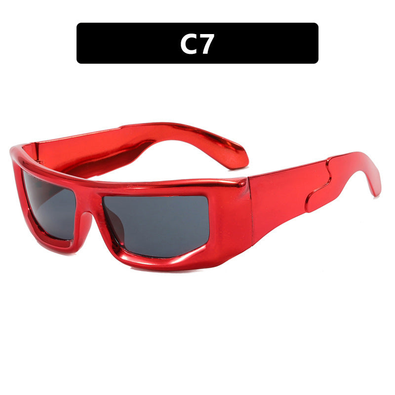 Ladies Sporty Sunglasses with Stylish Metal Frame Bowlift