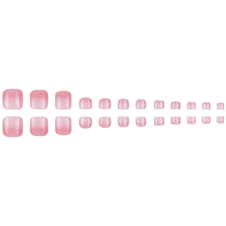 Elegant Gel Press-On Toenails Bowlift