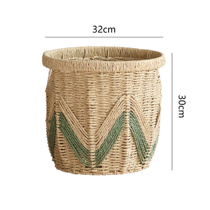 Decorative Handwoven Storage Basket Bowlift