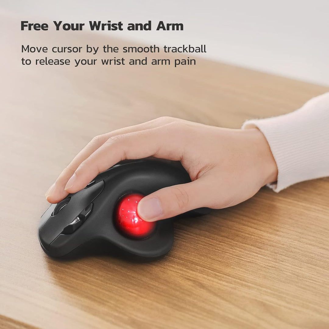 Ergonomic Trackball Mouse Bowlift