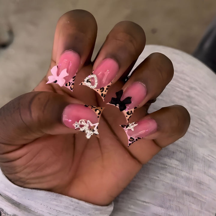 Decorative Thematic Press-On Nail Set Bowlift