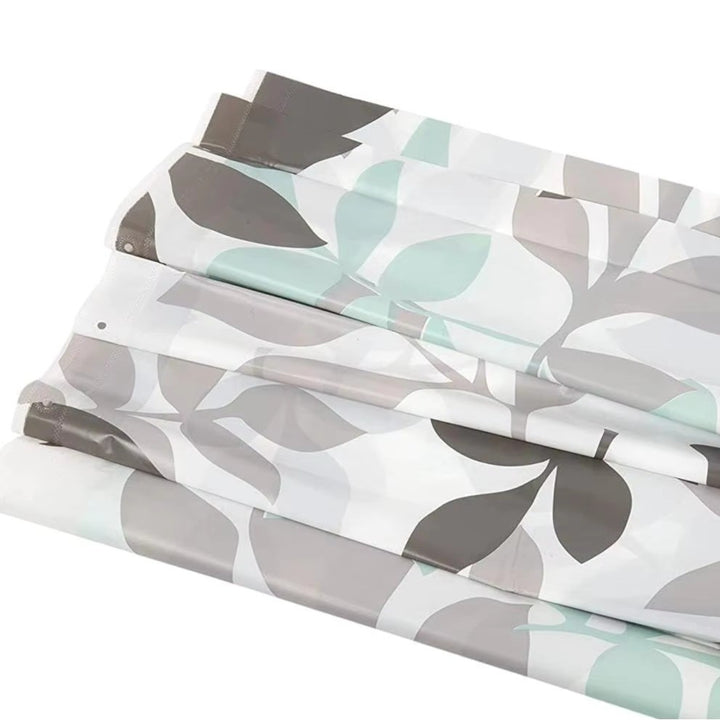 Floral Print Shower Curtain Bowlift