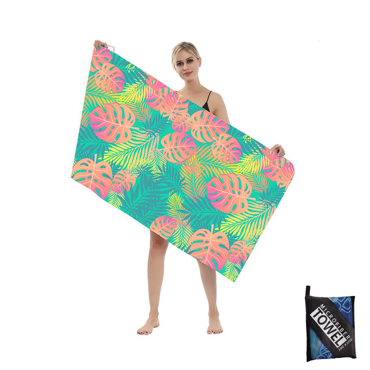 Beach towel with artistic mandala design Bowlift