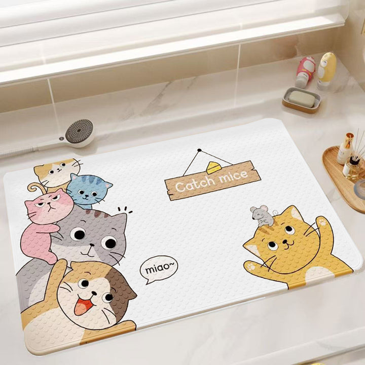 Cute Cartoon Bath Mat Bowlift