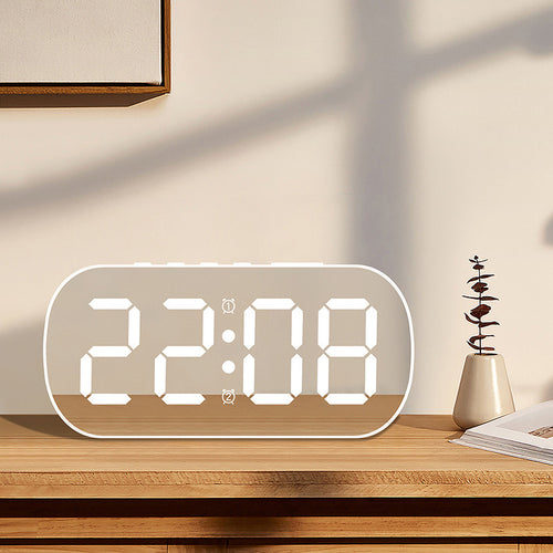 Digital LED Alarm Clock with Multifunctional Settings Bowlift