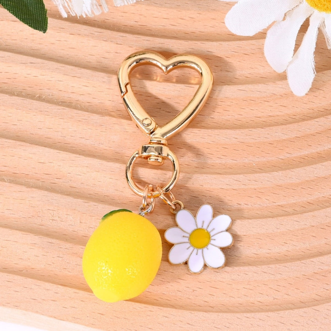 Keychain with Fruity Strawberry Design Bowlift